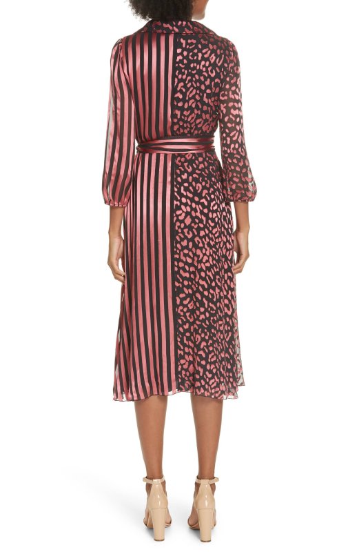 画像2: 【Kelly Ripa愛用】Alice + Olivia アリスアンドオリビア　Abigail Wrap Dress  09171 (2)