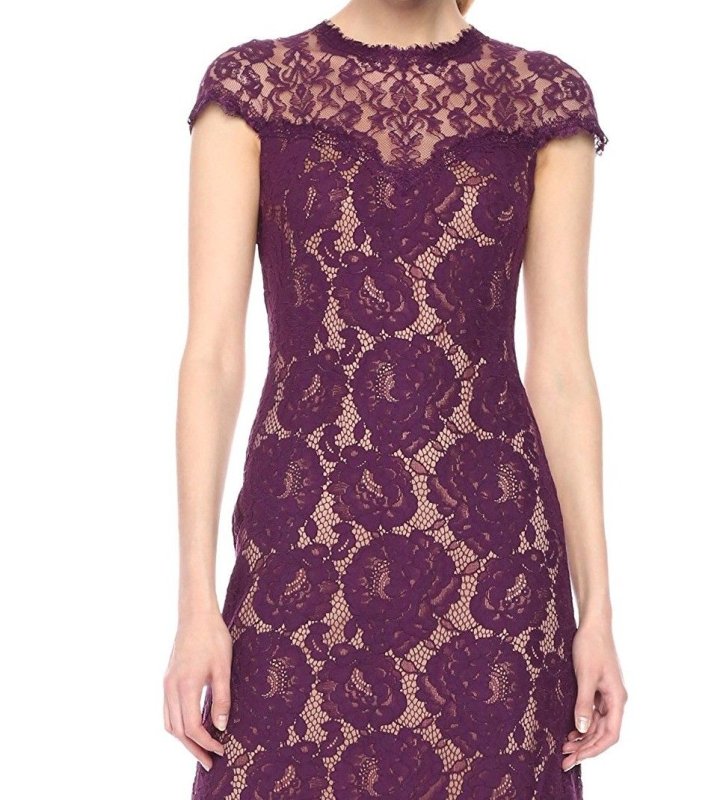 画像3: Tadashi Shoji　タダシショージ　Floral-Lace Gown Dress  (3)