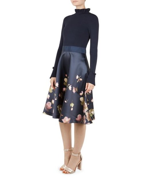 画像1: Ted Baker テッドベイカー   Seema Arboretum Cocktail Dress  (1)