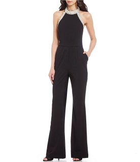 Tadashi Shoji タダシショージ スパンコールメッシュロング