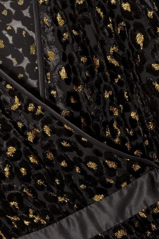 画像3: 【ドラマ使用】Diane von Furstenberg　ダイアンフォンファステンバーグ　Metallic Flocked Dress (3)