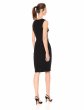 画像2: Adrianna Papell アドリアナパペル　Knit Crepe Embroidered Sheath ブラック (2)