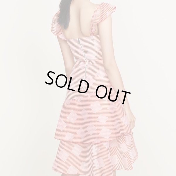 画像2: Alice + Olivia アリスアンドオリビア　 Azura Waterfall Ruffle Dress (2)