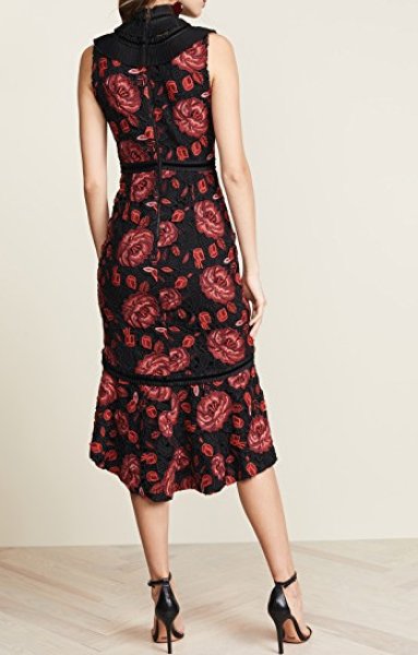 画像3: 1点のみ即発!【ジェシカパレ愛用、25ans掲載】Alice + Olivia アリスアンドオリビア Evelina Ruffle Dress  05291 (3)