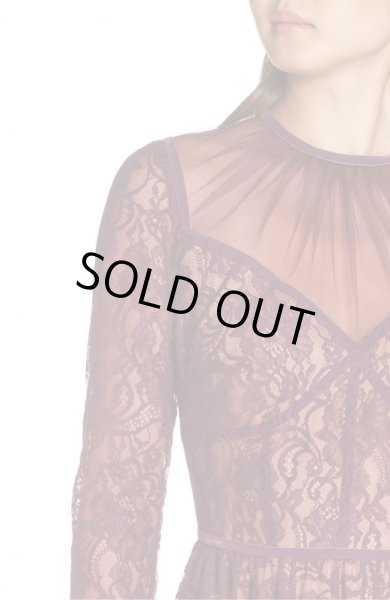 画像3: Tadashi Shoji タダシショージ   Embroidered Lace Dress  (3)