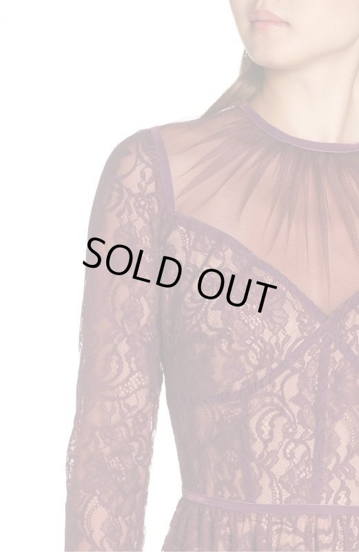 画像3: Tadashi Shoji タダシショージ   Embroidered Lace Dress  (3)