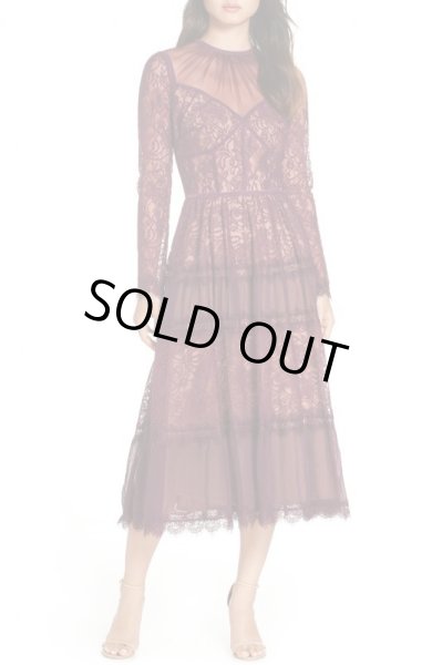 画像1: Tadashi Shoji タダシショージ   Embroidered Lace Dress  (1)