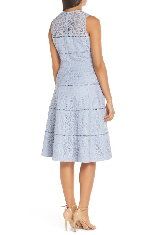 画像2: 【Hoda Kotb着用】Eliza J 　Lace Fit & Flare Dress (2)