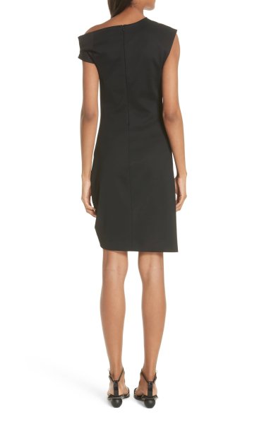 画像2: 【Carrie Inaba着用】Helmut Lang ヘルムートラング アシンメトリックドレープドレス (2)