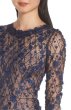 画像3: Tadashi Shoji タダシショージ　3D Flowers Lace Dress　ネイビー系 (3)