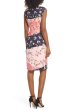 画像2: Vince Camuto  Floral Print Scuba Crepe Sheath Dress (2)