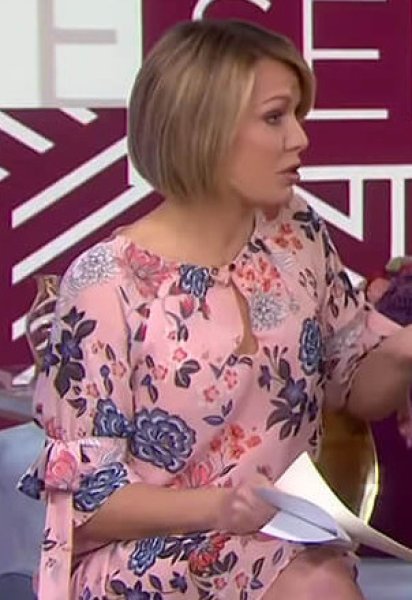 画像3: 【Dylan Dreyer着用】Vince Camuto   Floral Print Chiffon Dress  (3)