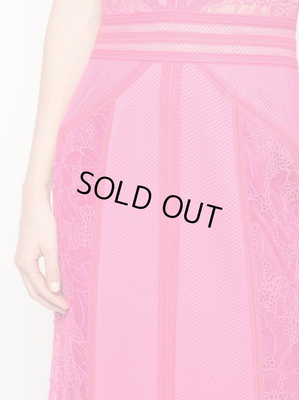 画像3: セール！【橋本マナミさん、SHELLYさん着用】Tadashi Shoji タダシショージ　Caster Jacquard Gown　ピンク系 (3)