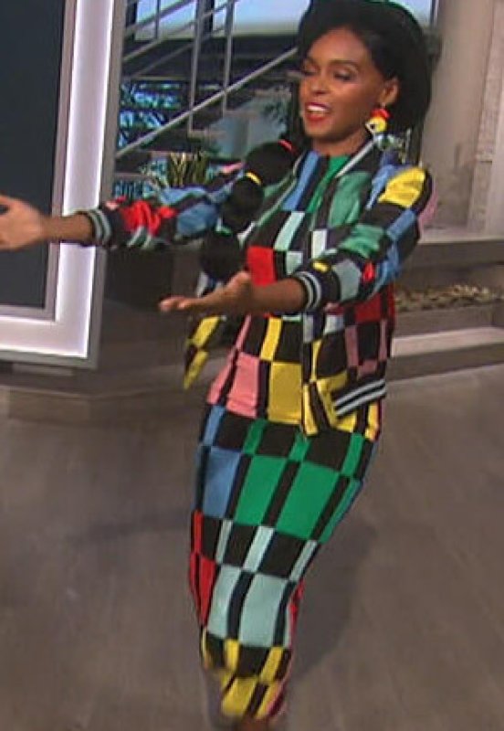 画像2: 【Ginger Zee、セレブ多数愛用】Alice + Olivia アリスアンドオリビア　 Delora Fitted Mock-Neck dress カラーブロック (2)