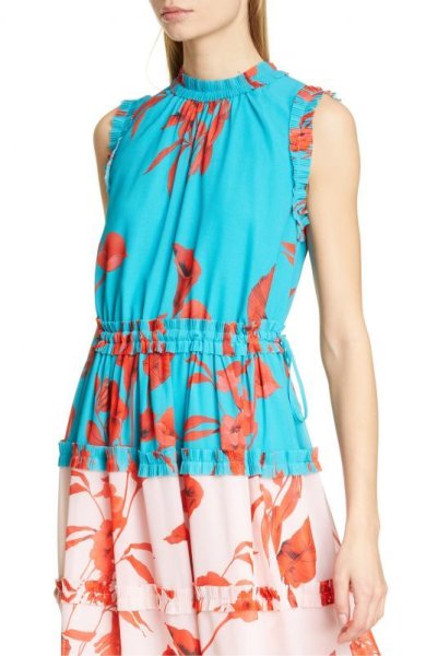 画像3: 【Cecilia Vega愛用】Ted Baker テッドベーカー Camelis Fantasia Tiered Midi Dress (3)