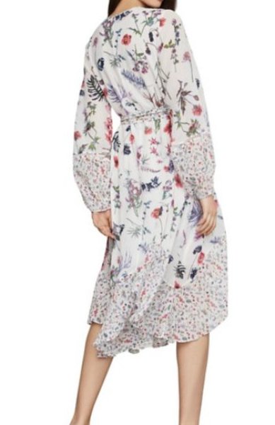 画像2: 【ドラマ使用】BCBGMAXAZRIA Mixed Wildflowers Asymmetrical Dress  (2)