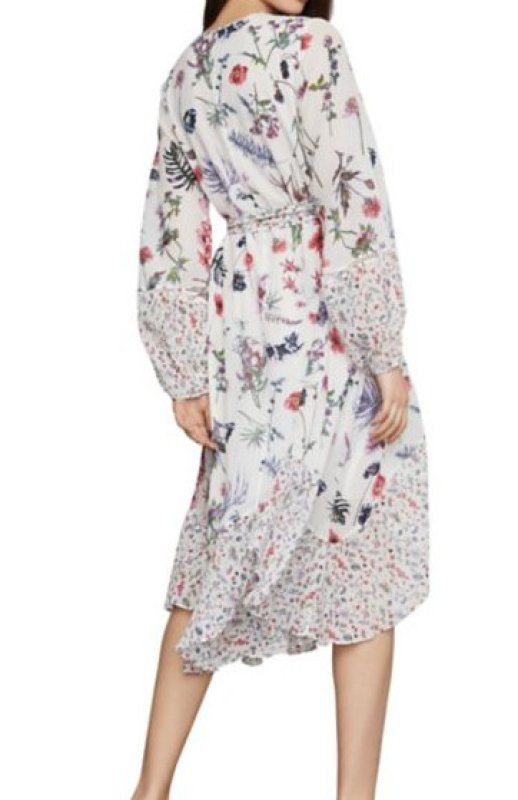 画像2: 【ドラマ使用】BCBGMAXAZRIA　Mixed Wildflowers Asymmetrical Dress  (2)