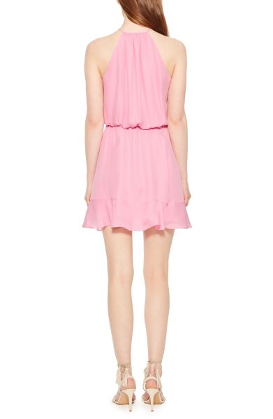 画像2: 【ドラマ使用】Parker パーカー Cosma Silk Halter Dress (2)