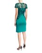 画像2: セール！Tadashi Shoji タダシショージ  Sequined Lace Illusion Dress グリーン系 (2)