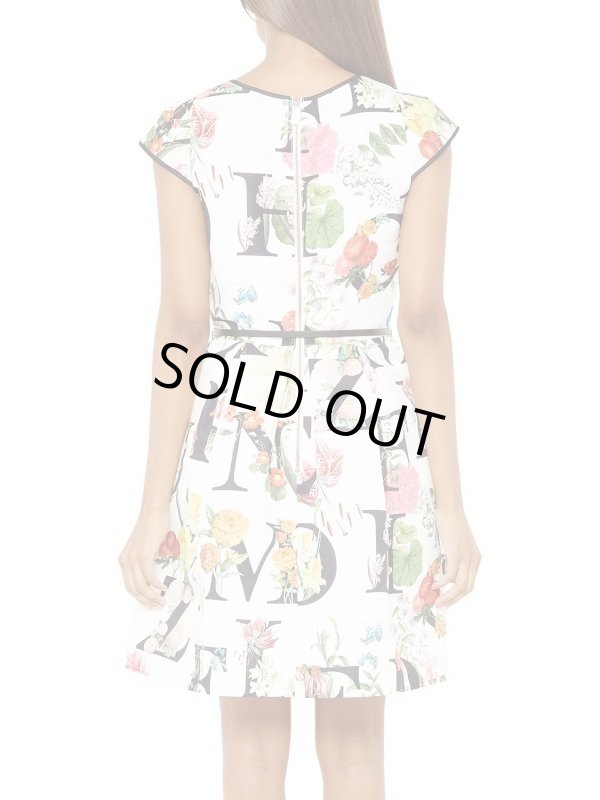 画像2: 【小林麻耶さんご着用】Ted Baker テッドベイカー 　Lusara A-Z Ditzy Ottoman Dress　ホワイト (2)