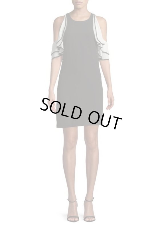 画像1: BCBGMAXAZRIA  Norah コールドショルダードレス (1)