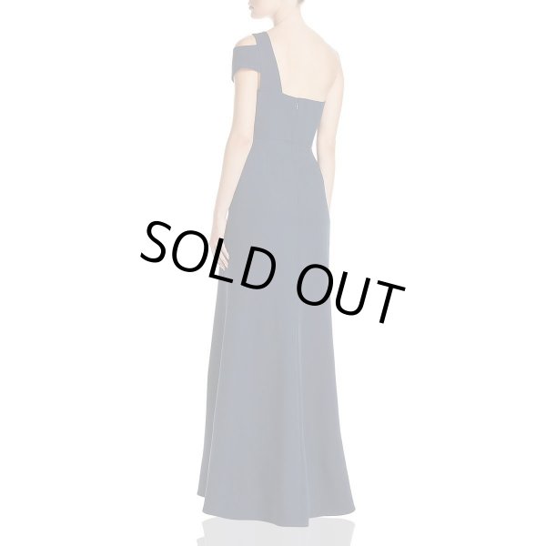 画像2: 1点のみ即発!【ドラマ使用】BCBGMaxAzria  Annely one shoulder gown ネイビー  11132 (2)