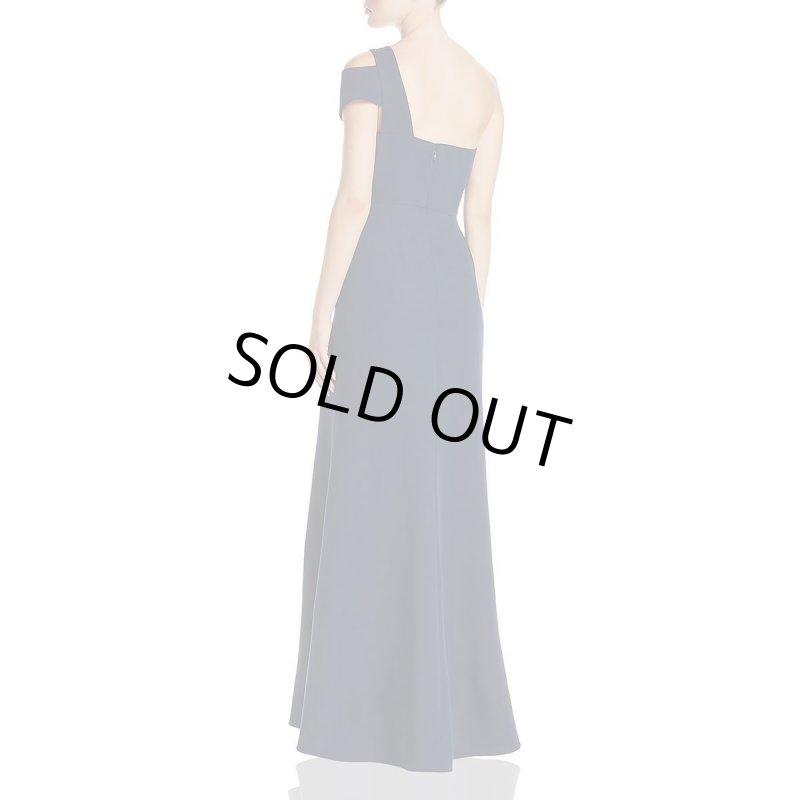 画像2: 1点のみ即発！【ドラマ使用】BCBGMaxAzria　　Annely one shoulder gown ネイビー  11132 (2)