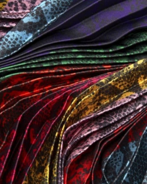 画像4: 【 アリッサミラノ愛用】Alice + Olivia アリスアンドオリビア Meryl Pleated Tie-Waist A-Line Maxi Dress (4)