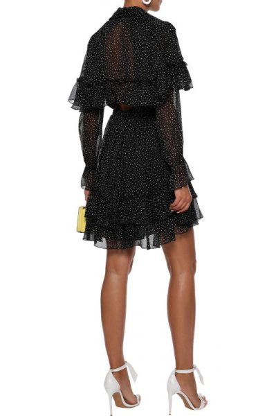 画像2: 【テレビ使用】Diane von Furstenberg ダイアンフォンファステンバーグ Martina ドット柄ドレス (2)