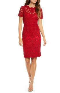 白石麻衣さん着用】Tadashi Shoji タダシショージ Illusion Lace