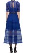 画像2: 【藤田ニコルさん、生田絵梨花さん着用】Self Portrait　セルフポートレート　Short Sleeve Geometric Lace Midi Dress (2)