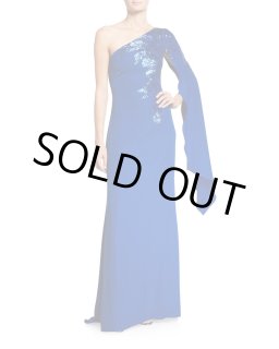 Adrianna Papell 人気 ワンショルダー スパンコール ドレス Adrianna Papell アドリアナパペル ワンショルダースパンコール