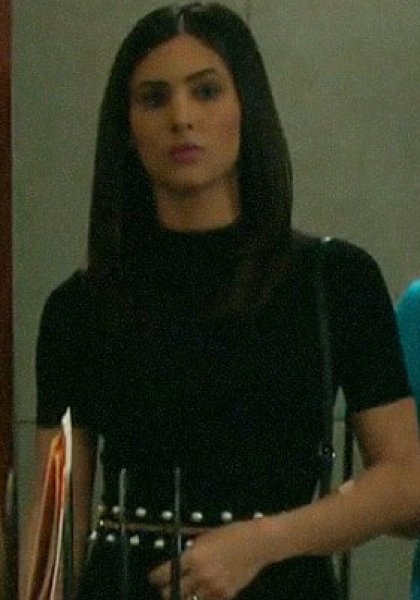 画像3: 【パリスヒルトン愛用、ドラマ使用】Alice + Olivia アリスアンドオリビア Evelyn Faux Pearl Fit&Flare Dress (3)