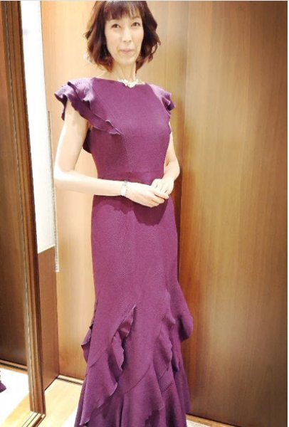 画像5: 即発!【綺咲愛里さん、美馬寛子さん、大林素子さんに提供】Tadashi Shoji  タダシショージ ラッフルマーメイド gown (5)