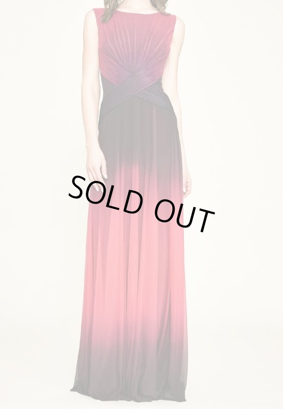 画像1: セール！Tadashi Shoji タダシショージ  Remek グラデーションロングドレス　ピンク系 (1)