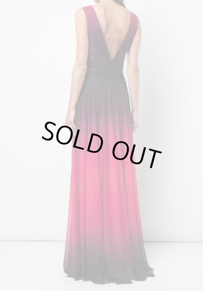 画像2: セール！Tadashi Shoji タダシショージ  Remek グラデーションロングドレス　ピンク系 (2)