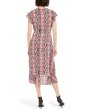 画像2: 【Carrie Inaba愛用】Adrianna Papell アドリアナパペル  Snakeskin Print Wrap Dress  (2)