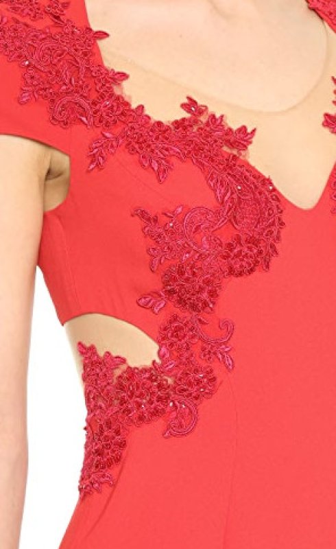 画像3: 再販売！ Marchesa Notte マルケッサノッテ　Column Gown (3)