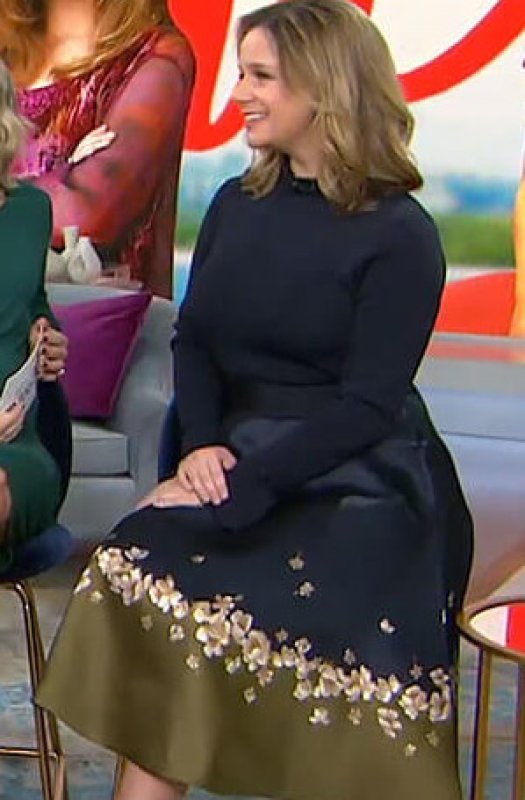 画像3: 【Andrea Barber愛用】Ted Baker テッドベイカー    Pearl Mixed Media Fit & Flare Dress (3)