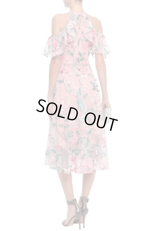 画像2:  Marchesa Notte マルケッサノッテ　コールドショルダー花柄ドレス (2)