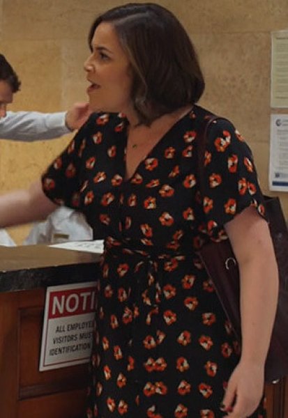 画像3: 【ドラマ使用】Diane von Furstenberg ダイアンフォンファステンバーグ Kelsey 花柄ラップドレス  42405 (3)