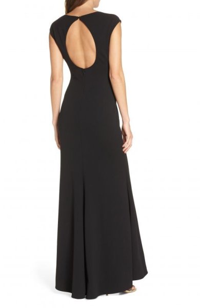 画像2: 即発!Eliza J    スクエアネックロングドレス  41717 (2)