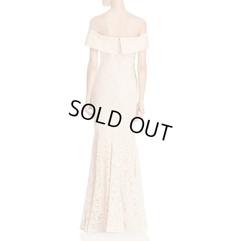 画像2: 即発！【映画に衣装提供】Eliza J   オフショルダースパンコールトランペットドレス  10301 (2)