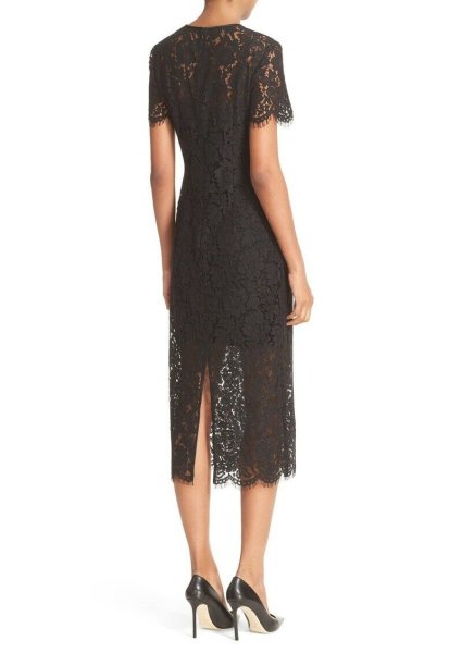 画像3: 【Nicole Lapin愛用】Diane von Furstenberg ダイアンフォンファステンバーグ Carly レースドレス (3)