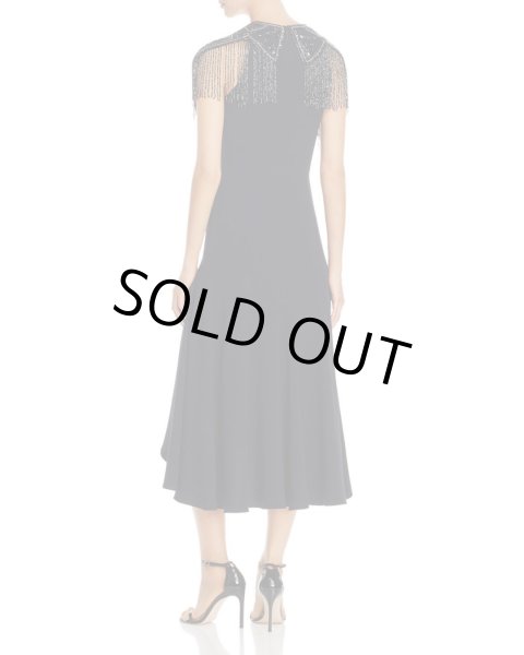 画像2: 1点のみ即発!Elie Tahari エリータハリ   Lyla Beaded-Overlay Dress  (2)