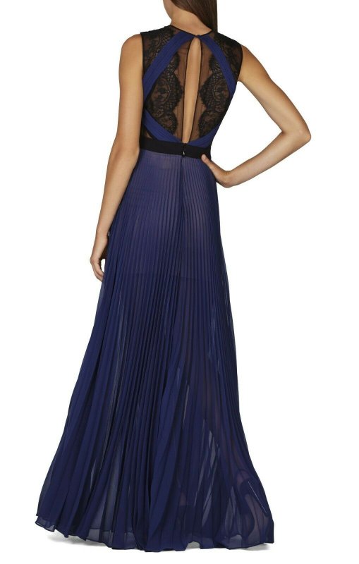 画像2: 【ローラさんご着用】BCBGMAXAZRIA　Cortney Sleeveless Gown　ネイビー (2)