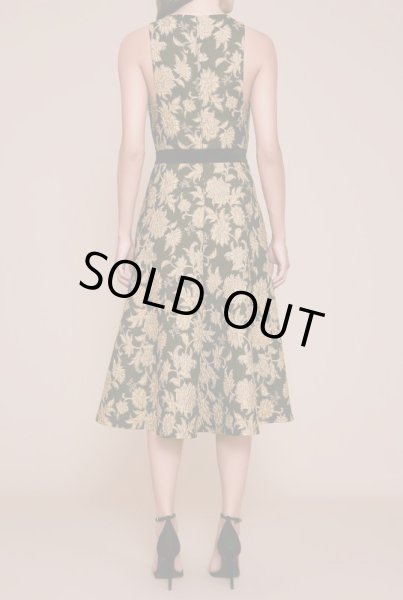 画像3: セール!Tadashi Shoji  タダシショージ Preecha Jacquard Dress ゴールド、ブラック系 (3)