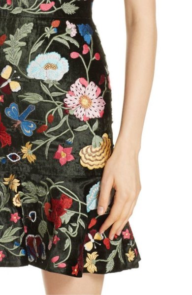 画像3: 【ドラマ使用】Alice + Olivia アリスアンドオリビア  Peyton A-Line Dress  (3)