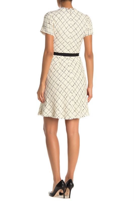 画像3: セール！Rebecca Taylor レベッカテイラー　Diamond Print Tweed Dress  12222 (3)