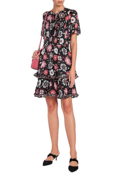 画像1: 【新川優愛さん着用、nonno掲載】KATE SPADE New York   ケイトスペード casa dress (1)